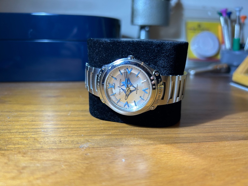 LV 路易威登 LOUIS VUITTON Q6G25 限量55只 自動上鍊 機械錶 男錶-2