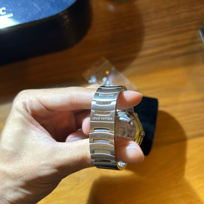 LV 路易威登 LOUIS VUITTON Q6G25 限量55只 自動上鍊 機械錶 男錶-10