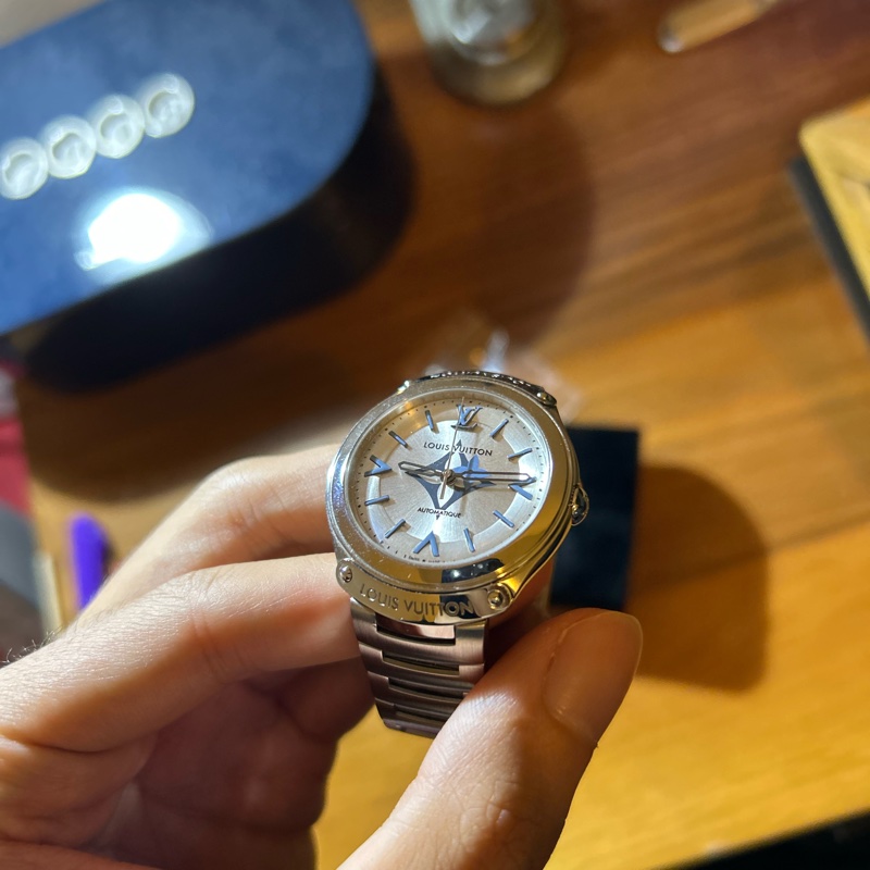 LV 路易威登 LOUIS VUITTON Q6G25 限量55只 自動上鍊 機械錶 男錶-12