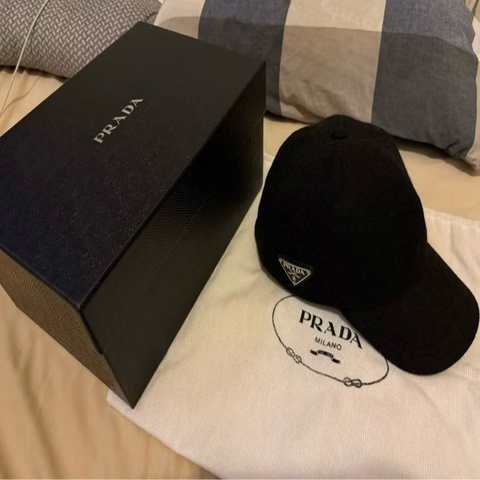 PRADA 2HC274 羊毛 棒球帽 鴨舌帽 老帽
