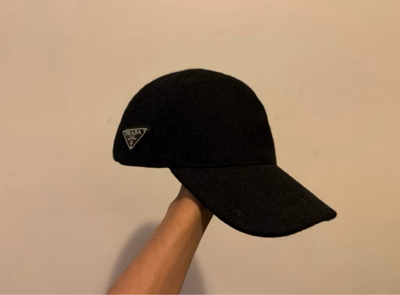 PRADA 2HC274 羊毛 棒球帽 鴨舌帽 老帽-1
