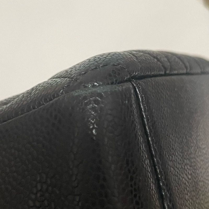 Chanel 香奈兒 PST 14開 中古 托特包 荔枝牛皮黑色-14