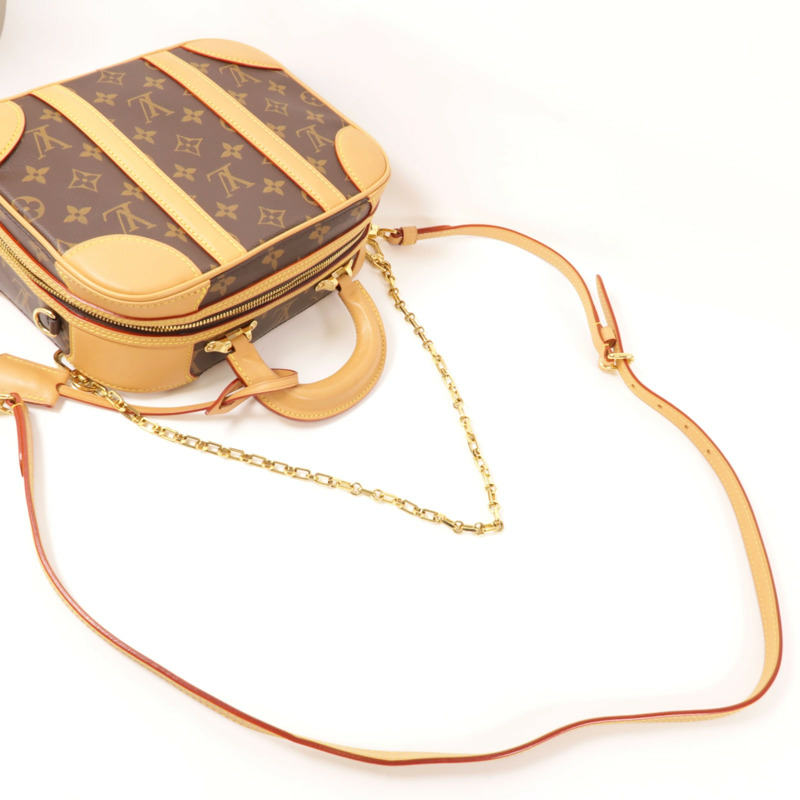 LOUIS VUITTON Monogram Valisette金扣手挽肩背兩用袋-7