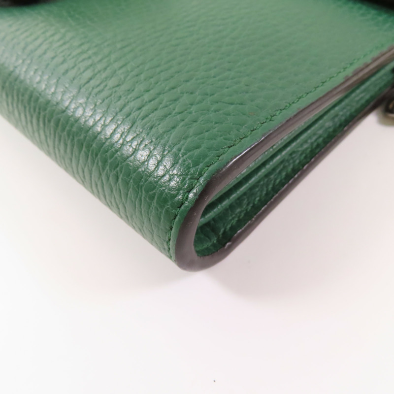 GUCCI 牛皮皮革Dionysus Chain Wallet肩背袋-10