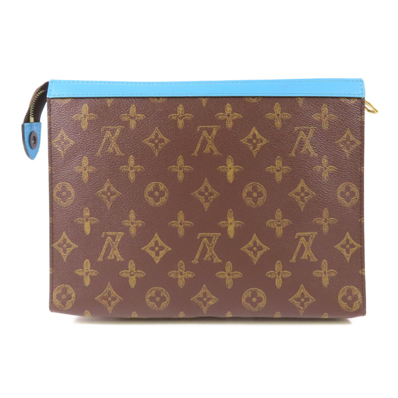 LOUIS VUITTON Monogram Pochette Voyage MM金扣手拿包-1