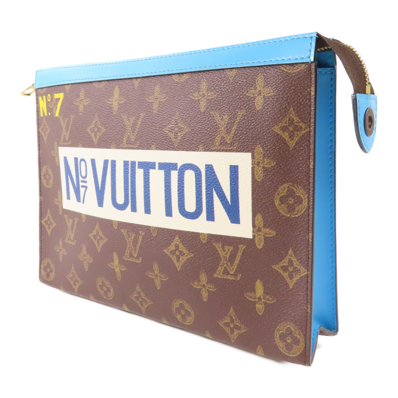 LOUIS VUITTON Monogram Pochette Voyage MM金扣手拿包-2