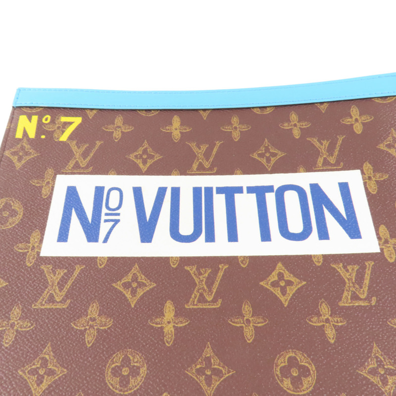 LOUIS VUITTON Monogram Pochette Voyage MM金扣手拿包-7
