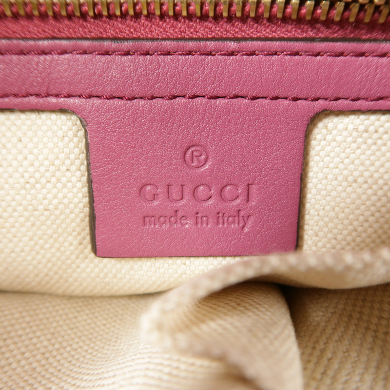 GUCCI 皮革Shoulder Bag金扣手挽肩背兩用袋-5