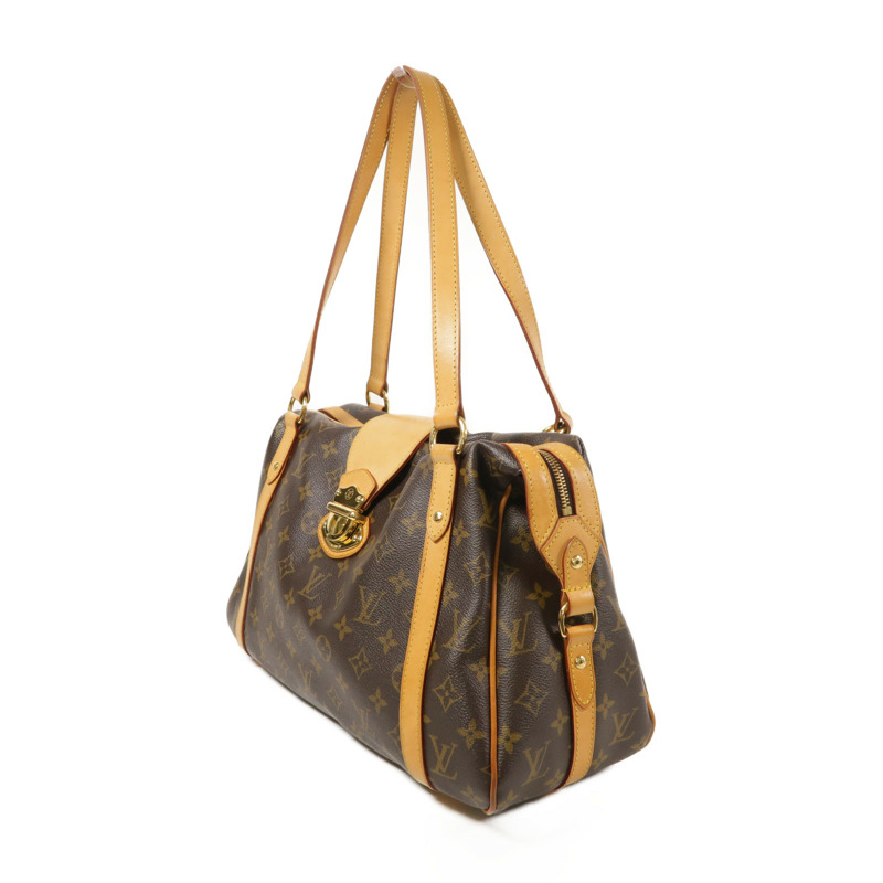 LOUIS VUITTON Monogram Stresa PM肩背袋棕色-2