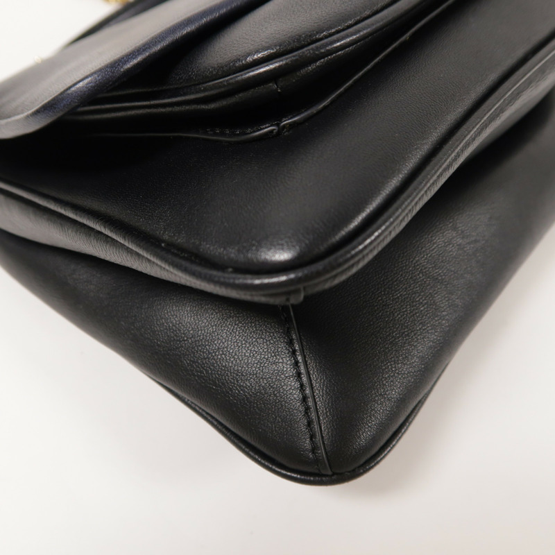 Furla 牛皮皮革Chain Shoulder金扣鏈帶肩背袋-10