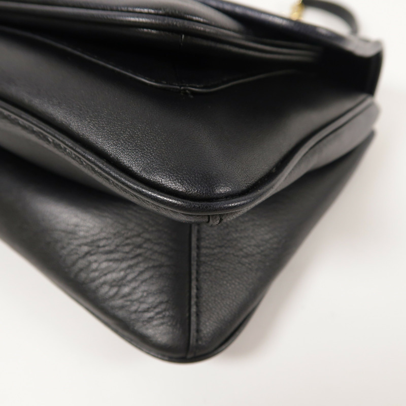 Furla 牛皮皮革Chain Shoulder金扣鏈帶肩背袋-11