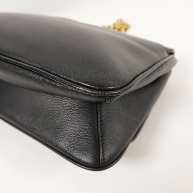 Furla 牛皮皮革Chain Shoulder金扣鏈帶肩背袋-13