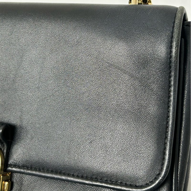 Furla 【激減優惠】牛皮皮革Chain Shoulder金扣鏈帶肩背袋-11