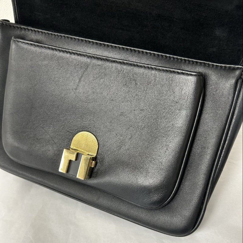 Furla 【激減優惠】牛皮皮革Chain Shoulder金扣鏈帶肩背袋-12