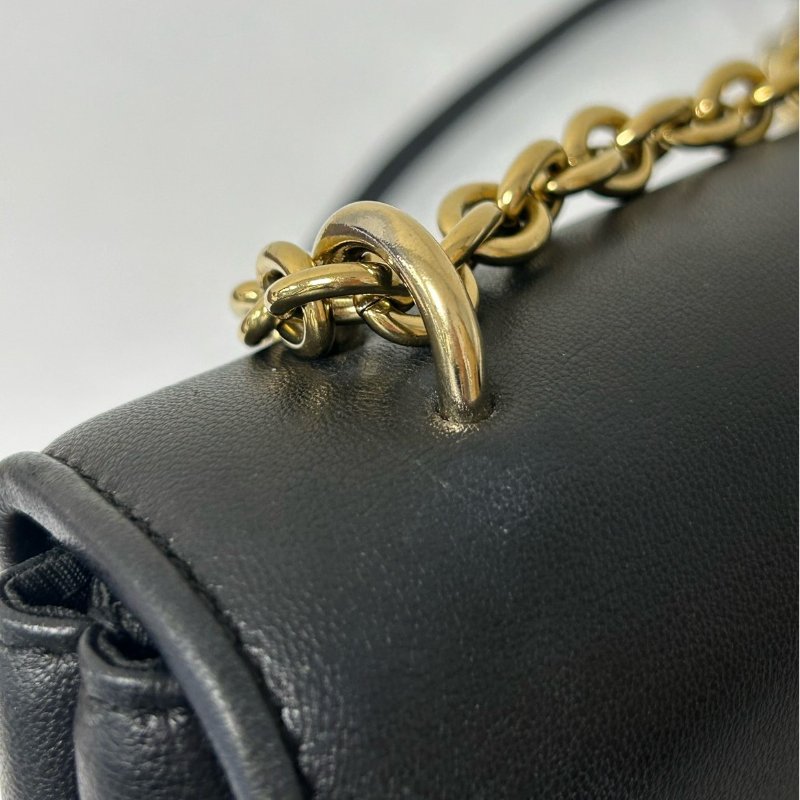 Furla 【激減優惠】牛皮皮革Chain Shoulder金扣鏈帶肩背袋-18