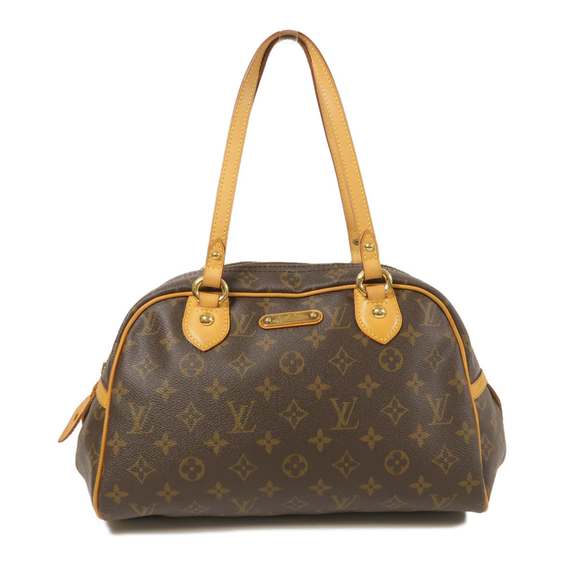 LOUIS VUITTON Monogram Montorgueil PM金扣肩背袋-0