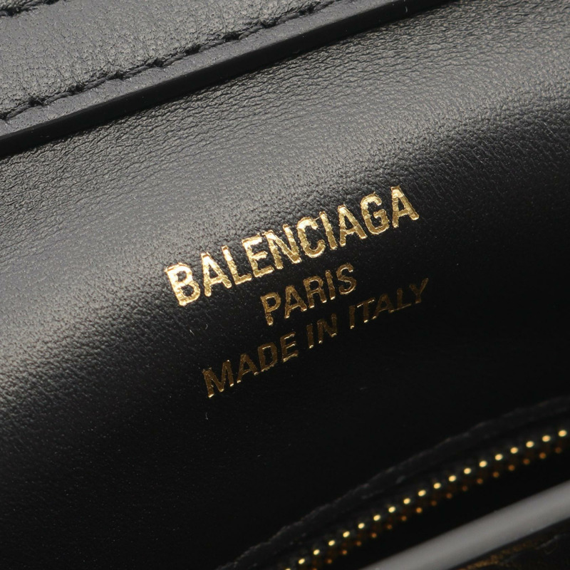 BALENCIAGA Rodeo 小號單肩包 7897792AA4V1000 皮革 黑色 全新 女款-3