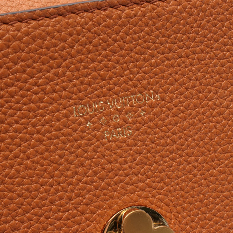 LOUIS VUITTON LV Pont Neuf 軟 PM 單肩包 M58729 皮革棕色二手-3