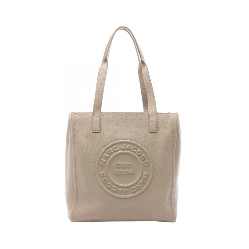 MARC JACOBS Signet Work 單肩托特包 H051L01FA21 皮革 米色 二手 女款-0