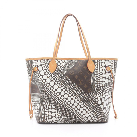 LOUIS VUITTON Neverfull 中型單肩包 M40684 帆布 Monogram Wave 二手