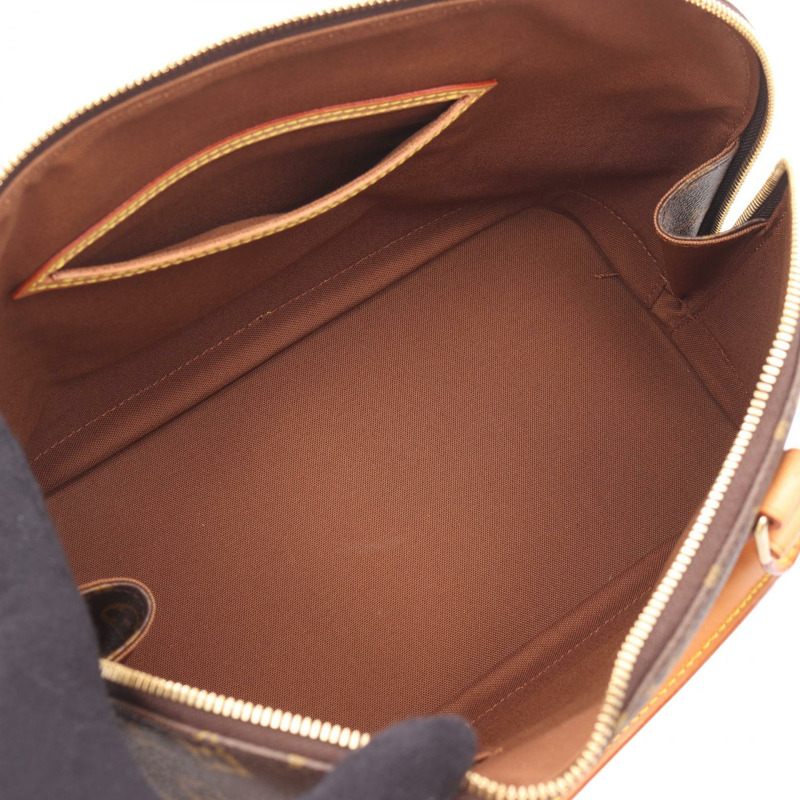 LOUIS VUITTON Alma PM 手提包 M51130 Monogram 帆布 皮革 棕色 二手 女款-2
