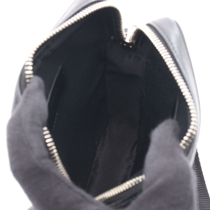 Dior World Tour Messenger Pouch Oblique 肩背包 皮革 黑色 灰色 二手-2