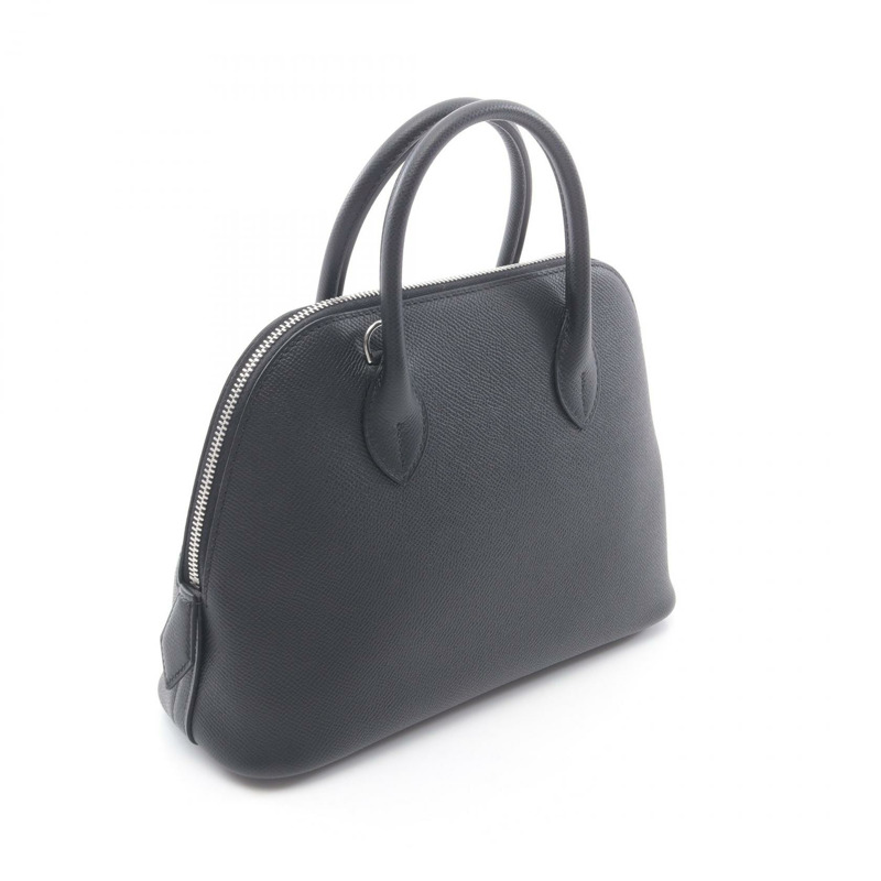 HERMES Bolide 1923 25 單肩包 Epsom 皮革 黑色 二手 女款 SHW K-1