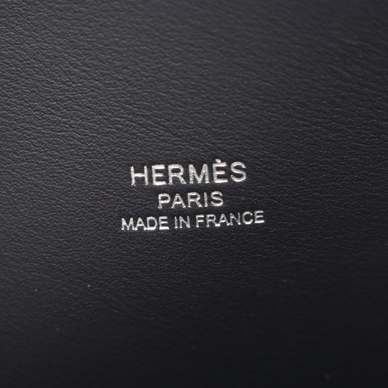 HERMES Bolide 1923 25 單肩包 Epsom 皮革 黑色 二手 女款 SHW K-3