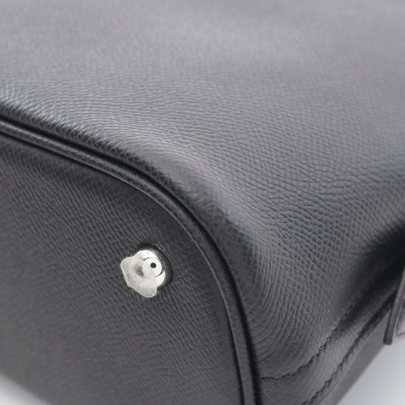 HERMES Bolide 1923 25 單肩包 Epsom 皮革 黑色 二手 女款 SHW K-5