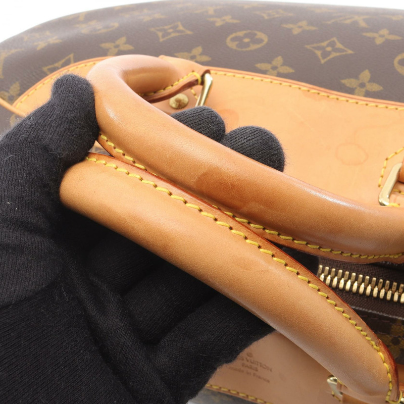 LOUIS VUITTON Evasion 手提包 M41443 Monogram 帆布皮革棕色二手男女通用-6