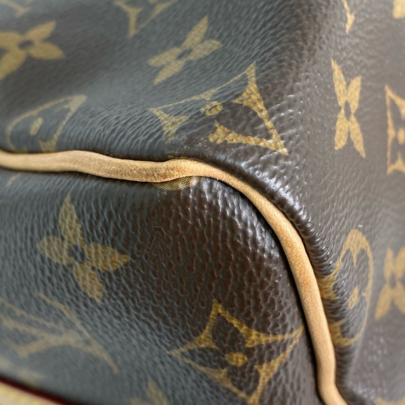 △ Louis Vuitton 路易威登 Brown Coated Canvas Monogram Speedy Bandoulière 25 2 Way Bag M46977 啡色塗層帆布經典老花兩用袋 - 257018750-6