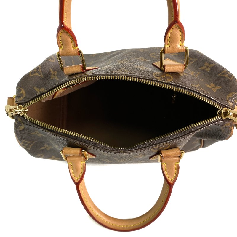 △ Louis Vuitton 路易威登 Brown Coated Canvas Monogram Speedy Bandoulière 25 2 Way Bag M46977 啡色塗層帆布經典老花兩用袋 - 257018750-17
