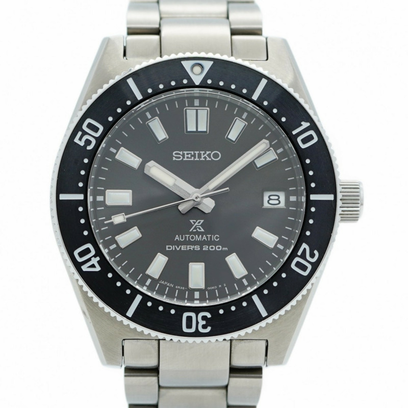 Seiko Prospex 6R35-00P0 男灰色錶盤手錶-0