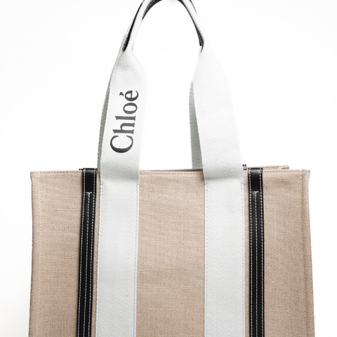 CHLOE Woody tote bag 帆布托特包中號 (全新)