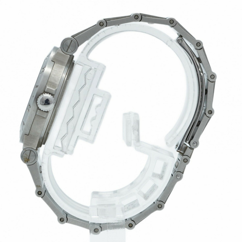 寶格麗 Diagono LCV29S 黑色錶盤女士手錶-9