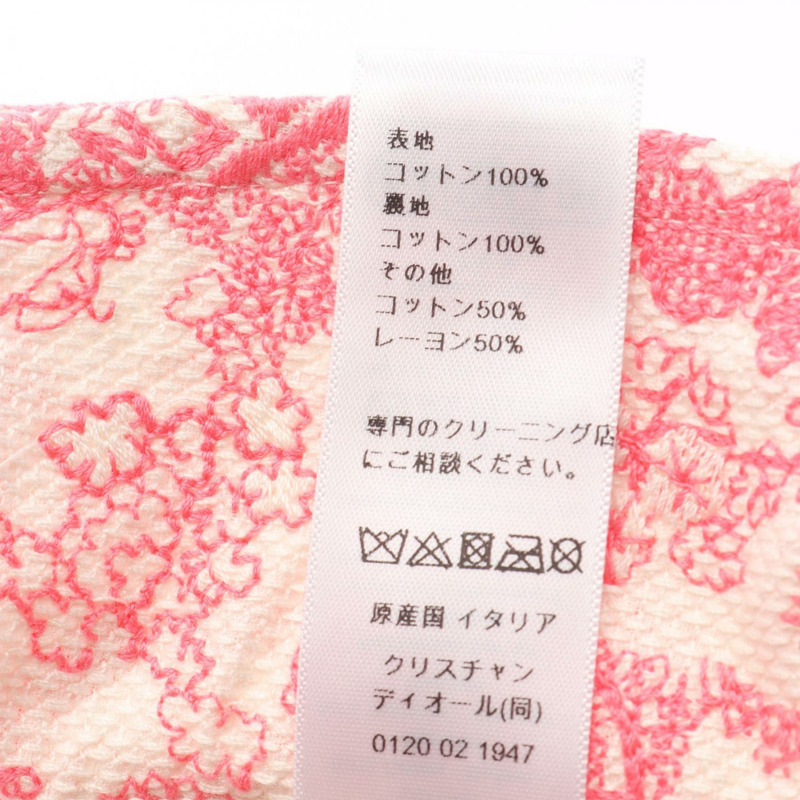Dior D-Bobby Bob Hat 帽子 34TDJ923X13242458 棉質 白粉紅 全新 女款-4