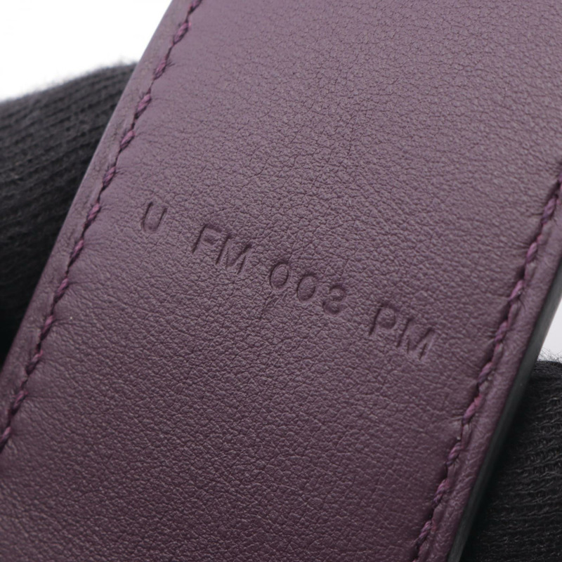HERMES Bandouliere Sangle 長肩帶 Epsom Swift 皮革 紫色 藍色 U-4