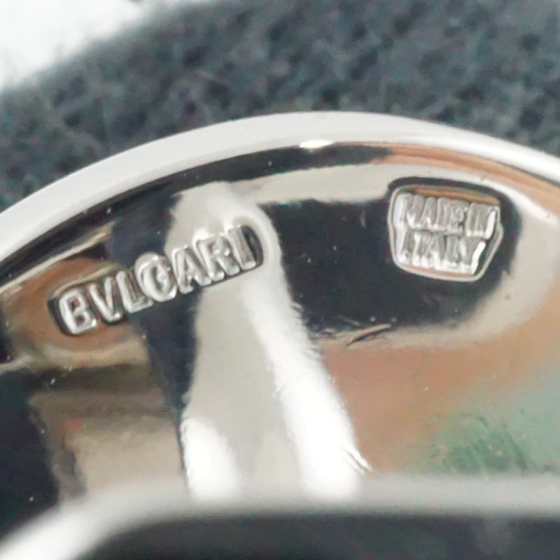 BVLGARI 寶格麗 18K白金 袖扣-5