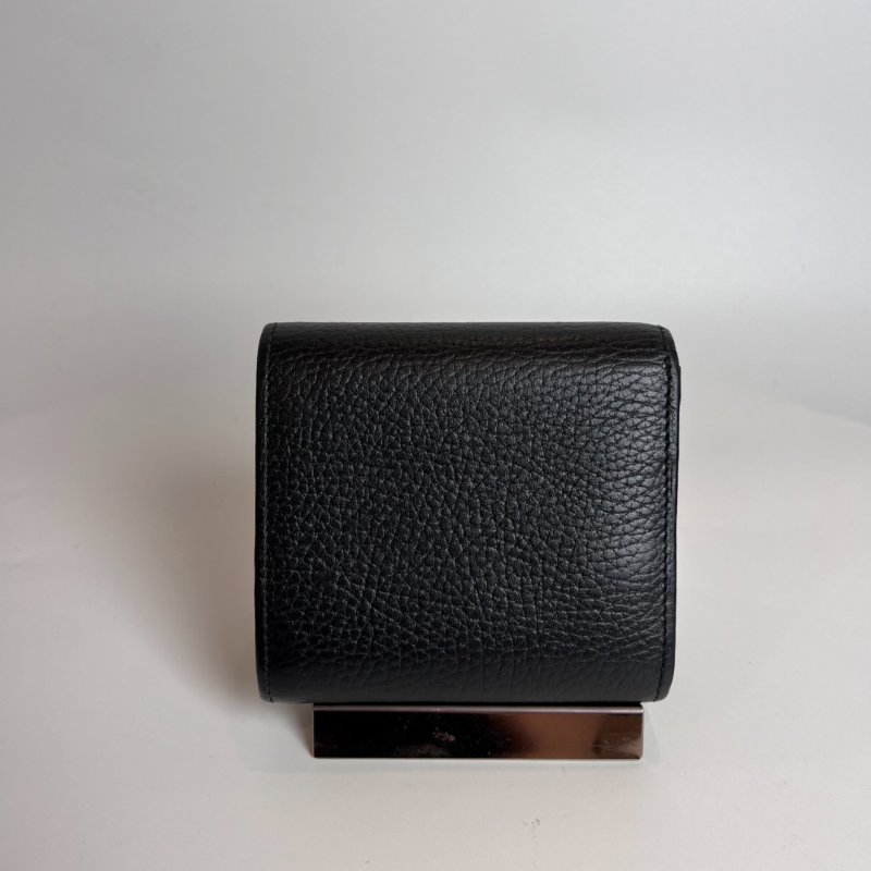 GUCCI 598587 黑金拚粉紅Marmont對開釦式中夾-1