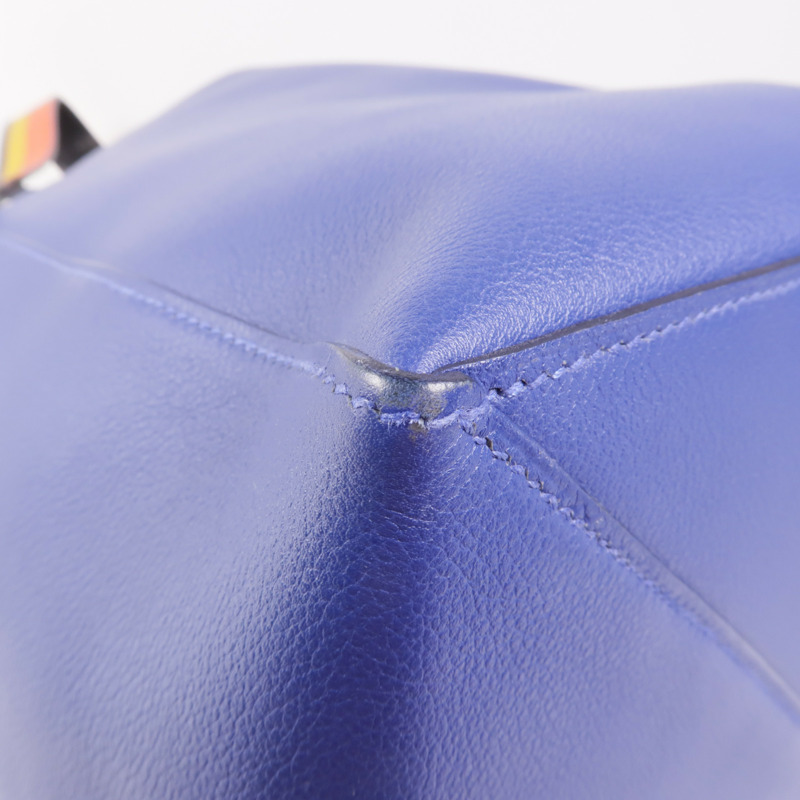 HERMES Evercolor皮革Licol 19肩背袋Bleu Brighton-6