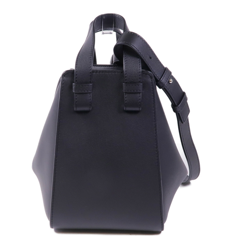 LOEWE 牛皮皮革Hammock Small銀扣手挽肩背兩用袋-1
