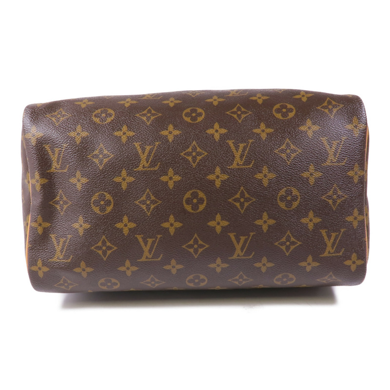 LOUIS VUITTON Monogram Speedy 30金扣手挽袋-3