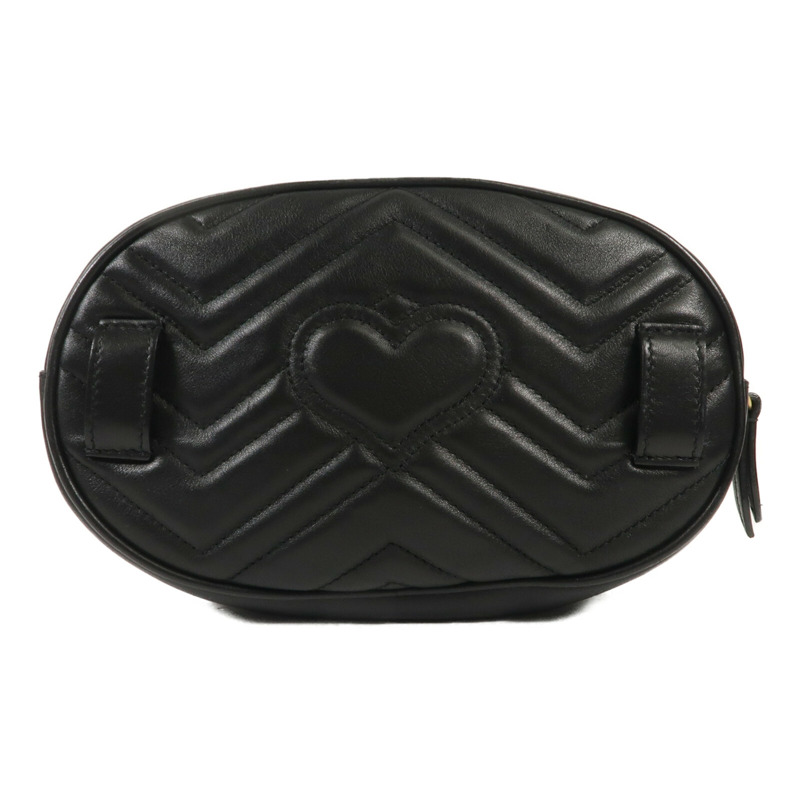 GUCCI 牛皮皮革Waist Bag金扣腰包-1