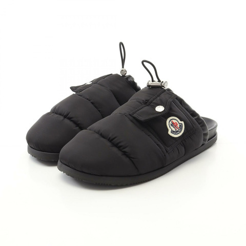 MONCLER MON POCKET MULE 涼鞋 4M00040M508099938 布料黑色 全新 女款 #38