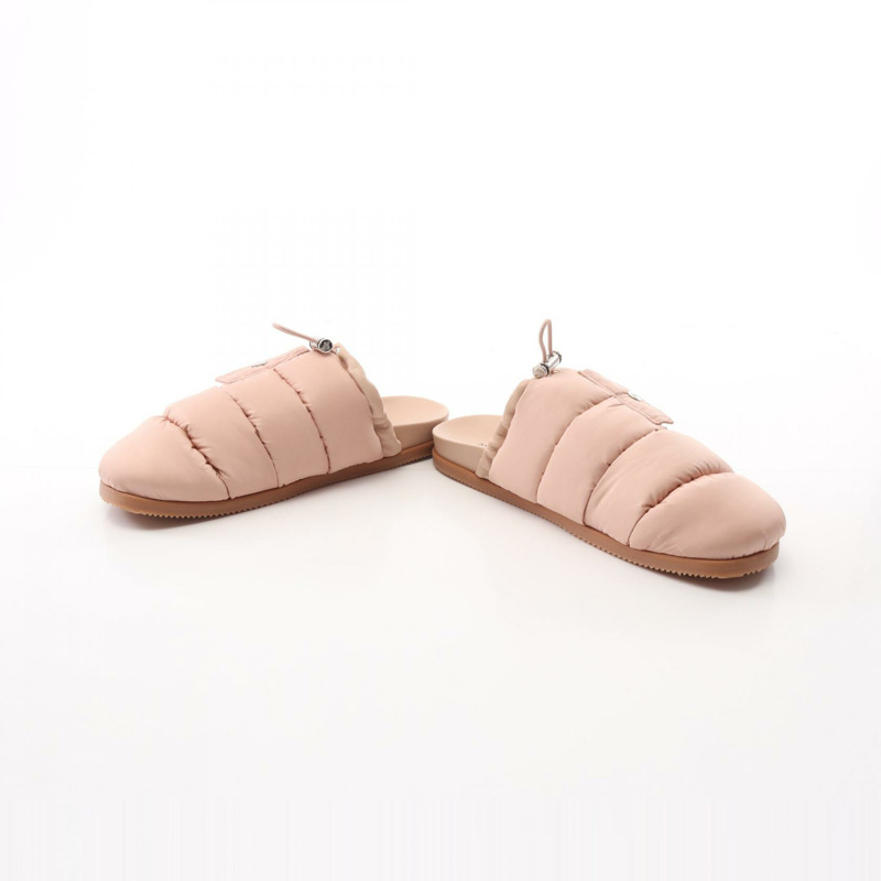 MONCLER MON POCKET MULE 涼鞋 4M00040M508051J40 尼龍粉紅 全新 女款 #40-2
