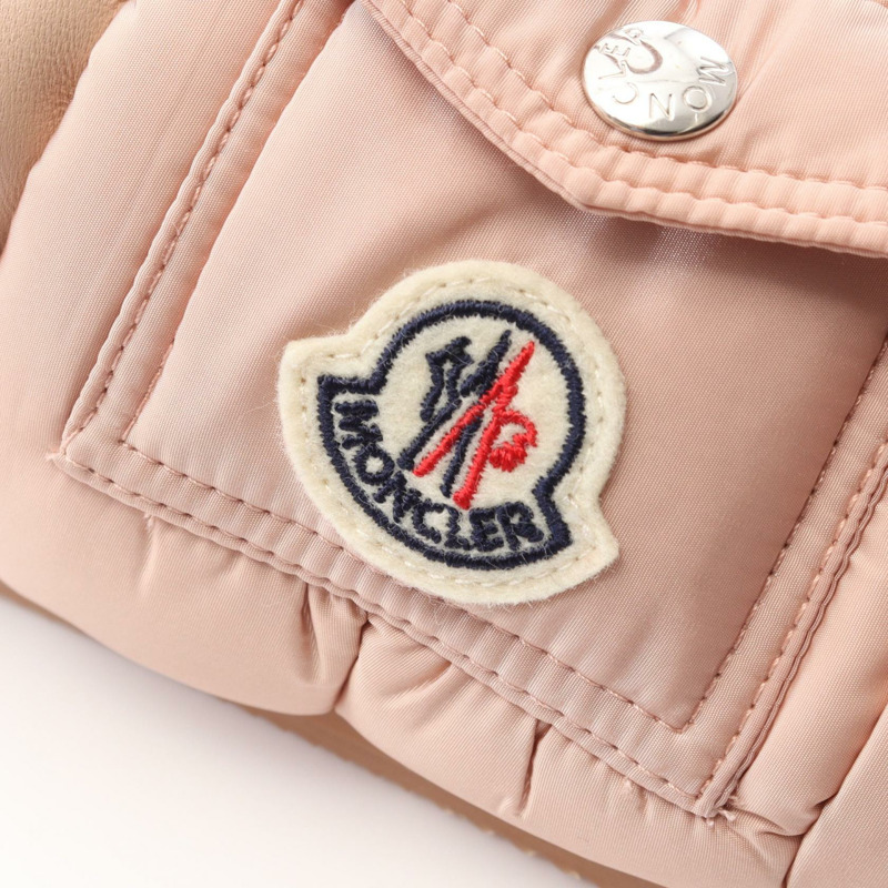 MONCLER MON POCKET MULE 涼鞋 4M00040M508051J40 尼龍粉紅 全新 女款 #40-6