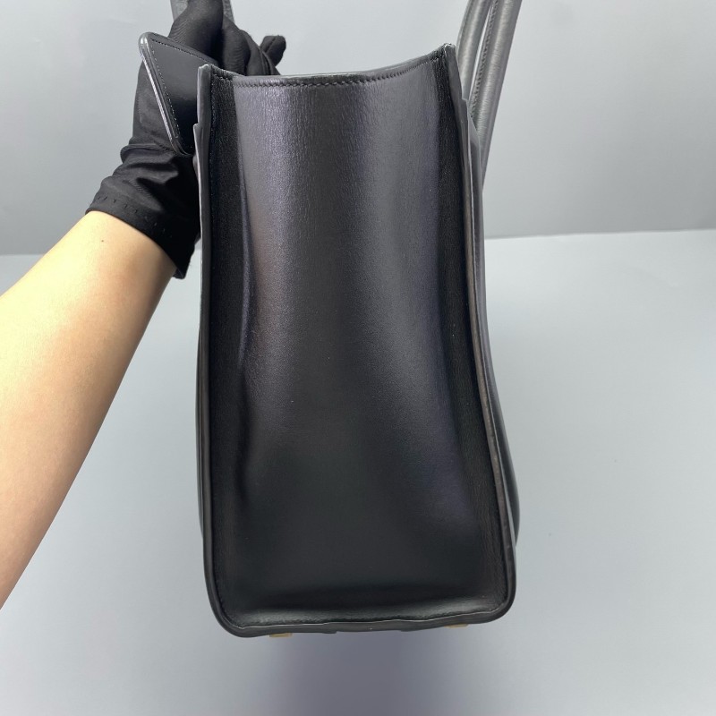 Celine 笑臉包手提包 小號 黑色 26*26*13cm-3