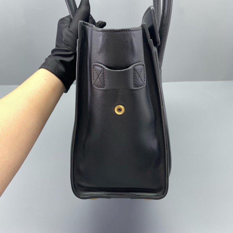 Celine 笑臉包手提包 小號 黑色 26*26*13cm-4