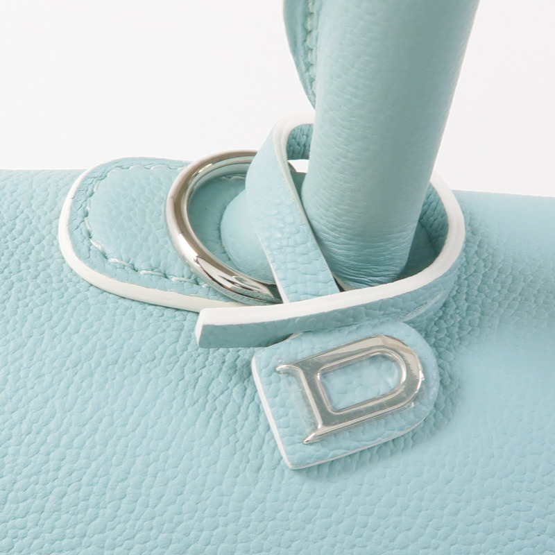Delvaux 牛皮皮革Brillant MM金扣手挽肩背兩用袋-10