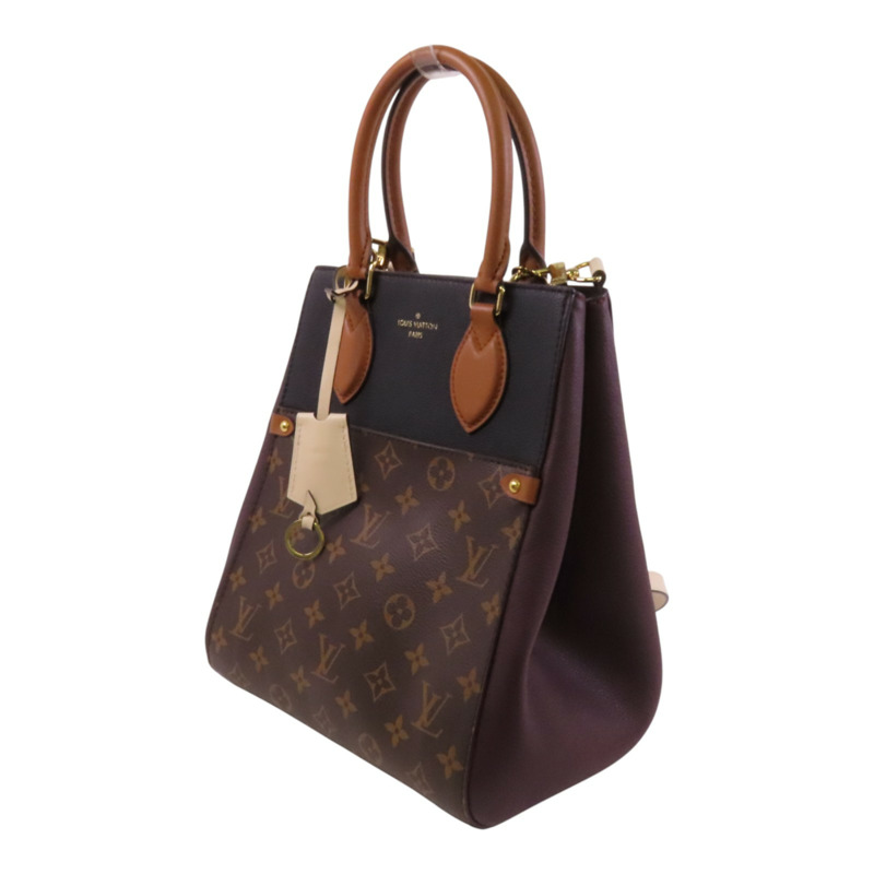 LOUIS VUITTON Monogram Fold Tote MM金扣手挽肩背兩用袋-2